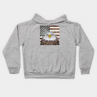 American Bald Eagle Kids Hoodie